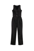 Vest and Trousers Set Black