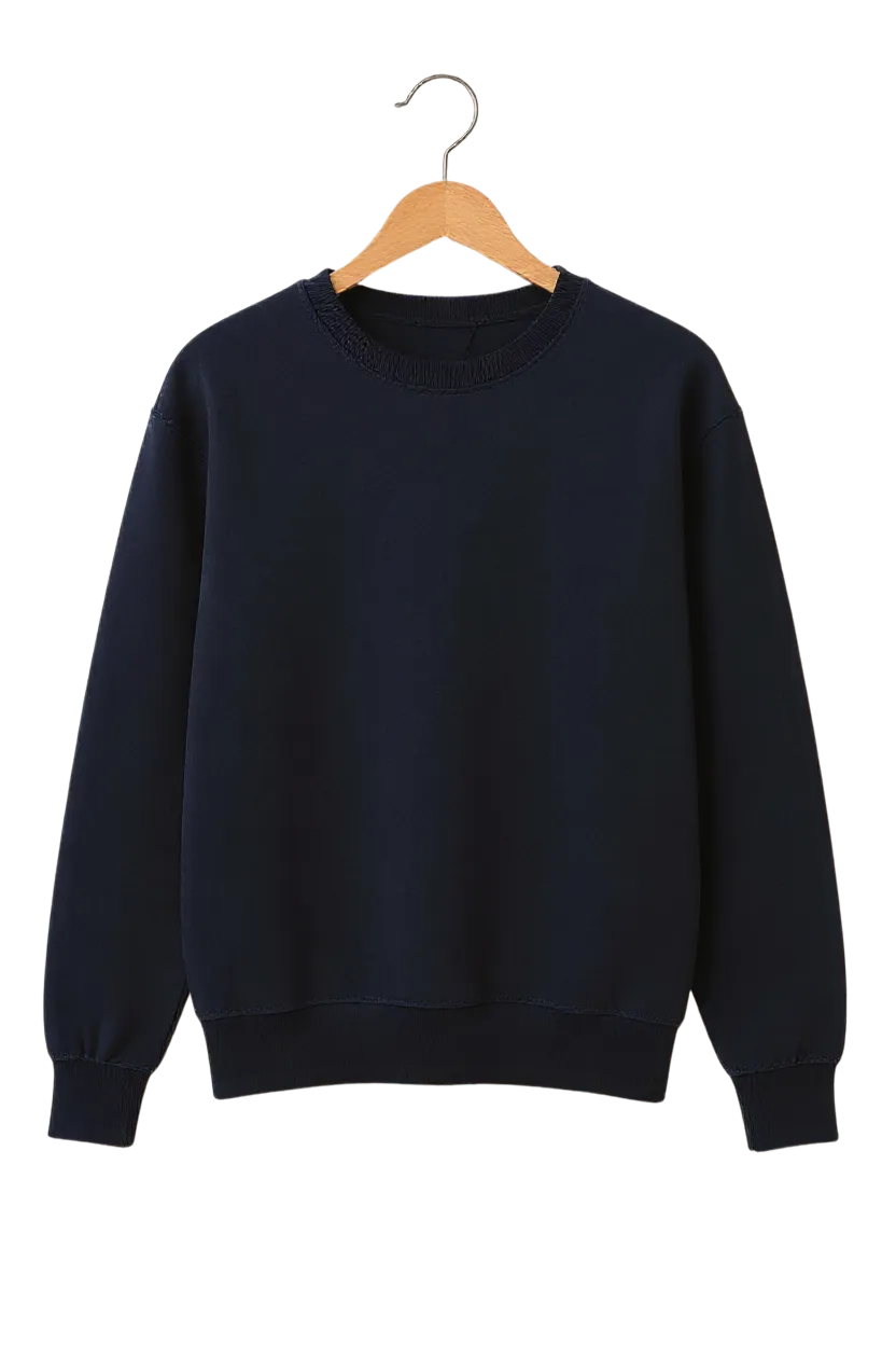 Oversized Navy Sweatshirt