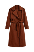 Oversized Brown Trench Coat