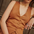Retro Brown Vest